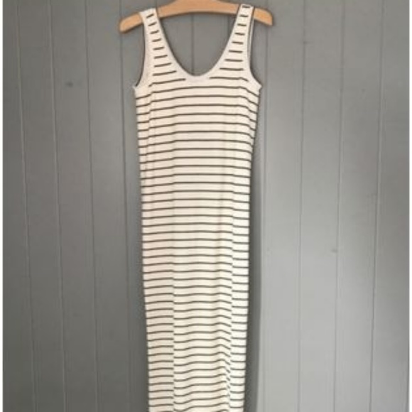 Anthropologie Dolan Striped Long Tank Dress Medium - Picture 7 of 7